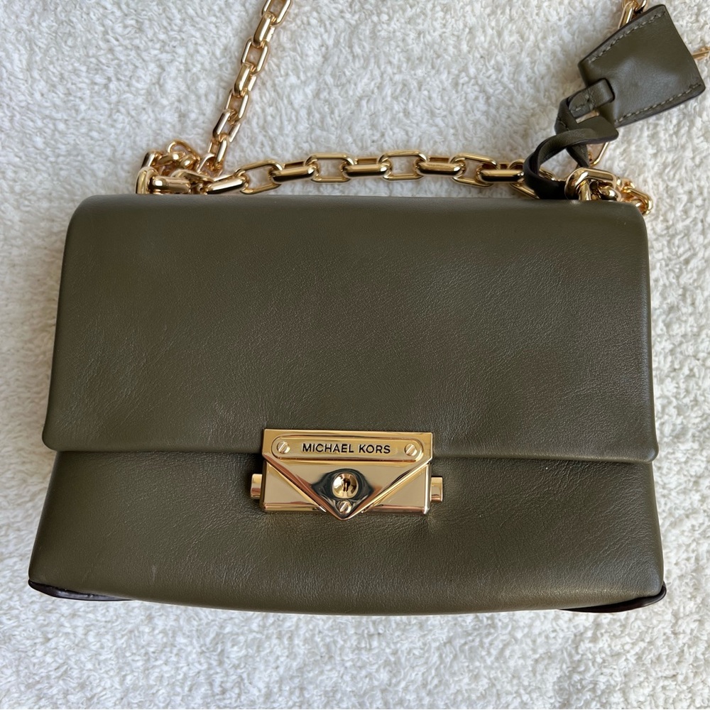 Michael Kors Cece Small Faux Leather Shoulder Bag